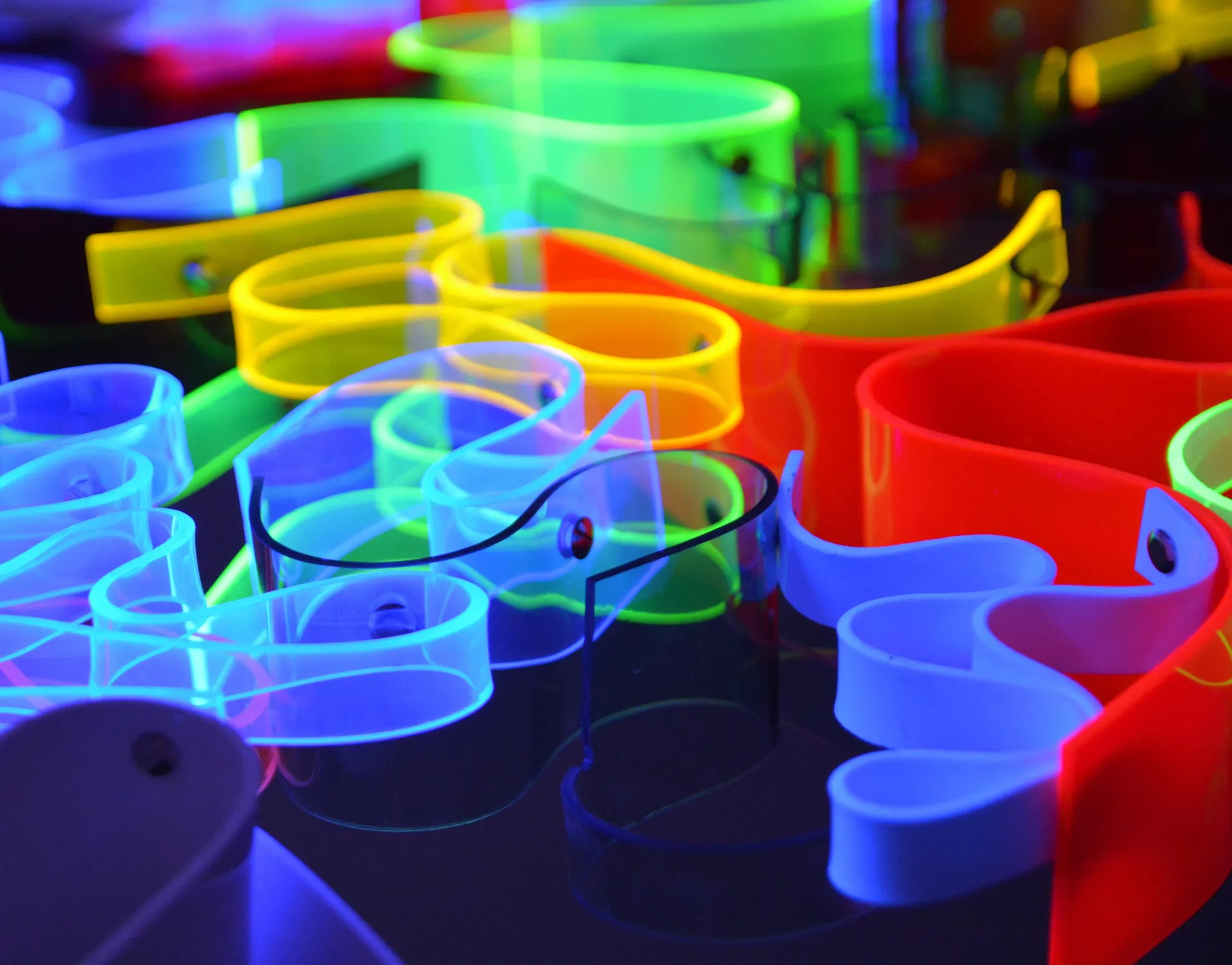Detail- Kringel (UV-Licht), 2018